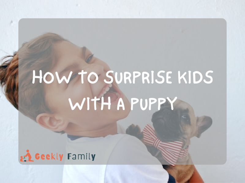How to surprise kids with a puppy