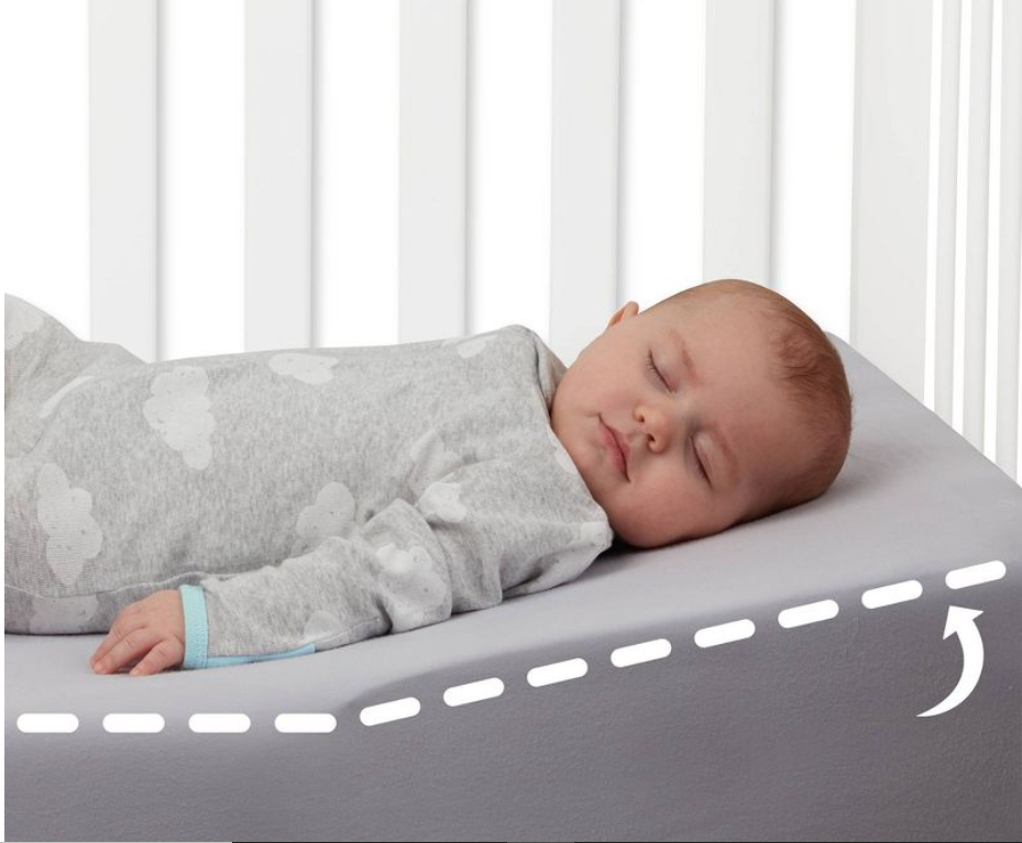 L.A. Baby Safe Lift Universal Crib Wedge for Baby Mattress