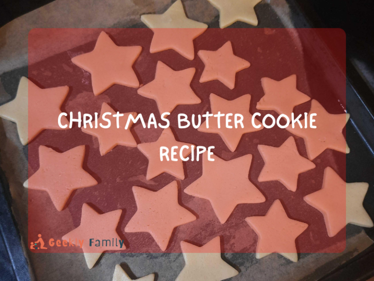 Christmas butter cookie recipe