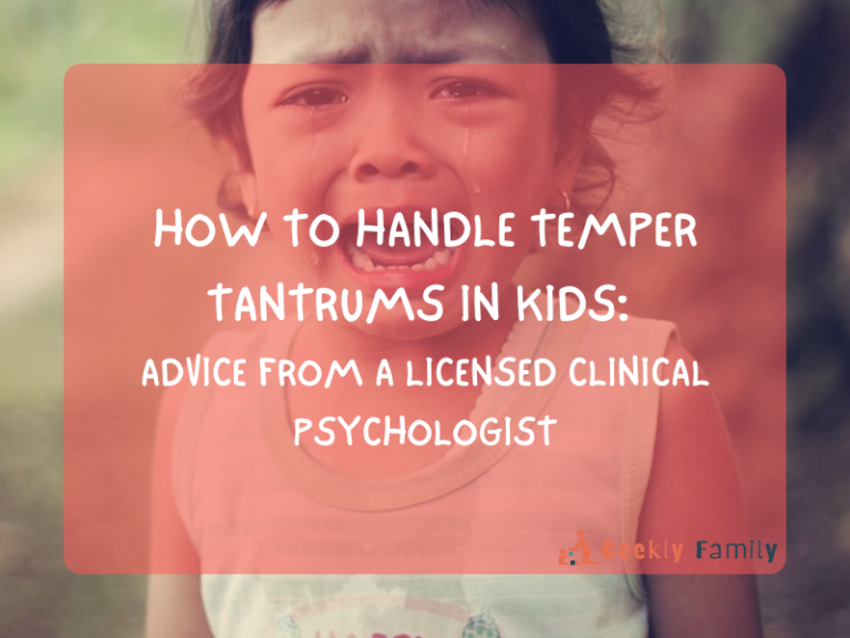 How to handle temper tantrums in kids